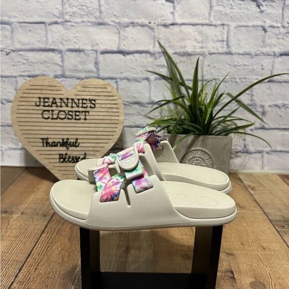 Chaco Chillos Slide Light Tie Dye - Picture 1 of 9